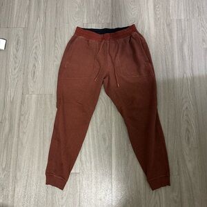 lululemon athletica Men's Brick Red Joggers